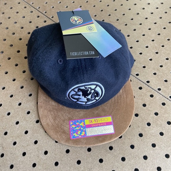 NWT Fan Ink Club America SK-93 Pro Lafayette Snapback Hat Cap Suede SAMPLE - Picture 2 of 10